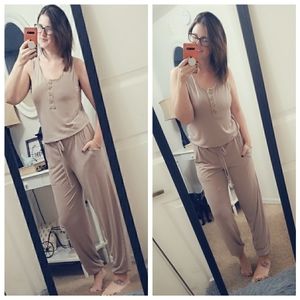 Mocha Latte Jumpsuit